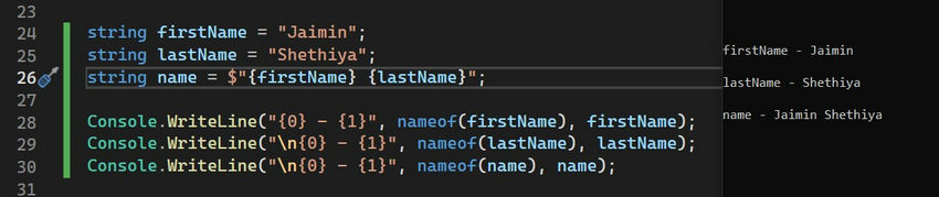 String Interpolation